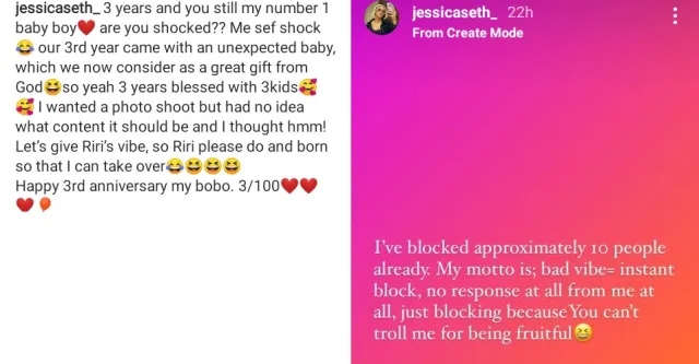  “You can’t troll me for being fruitful” – Nigerian woman shuns people mocking her for getting pregnant shortly after childbirth