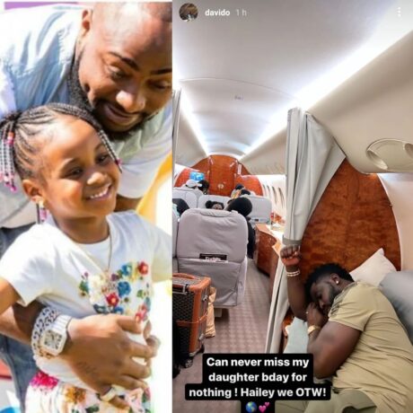 “I can never miss my daughter’s birthday“ -  Davido says as he jets out for the US to celebrate his second child, Hailey’s 5th birthday