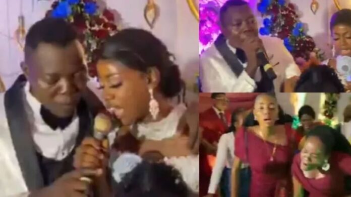 Couple turn their wedding reception into a prayer crusade in Anambra State (video)