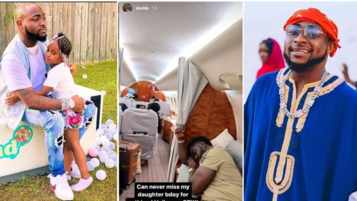 “I can never miss my daughter’s birthday“ - Davido says as he jets out for the US to celebrate his second child, Hailey’s 5th birthday