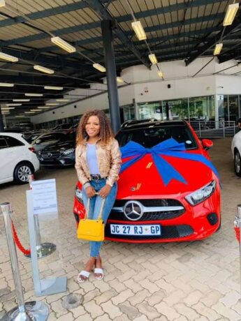 Man celebrates his sister as she buys a Mercedes Benz at 19