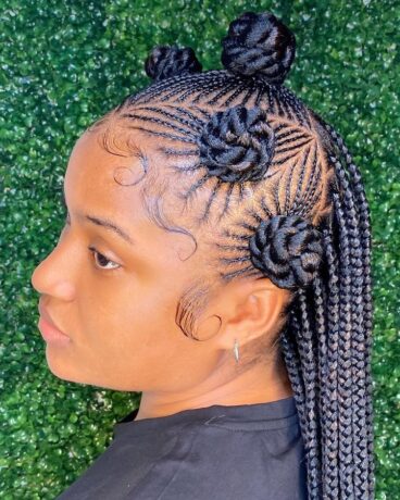 55 Stunning Braided Updo Hairstyles For Black Women In 2023 