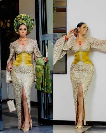 25+ Latest Trending And Sophisticated Asoebi Styles For Wedding