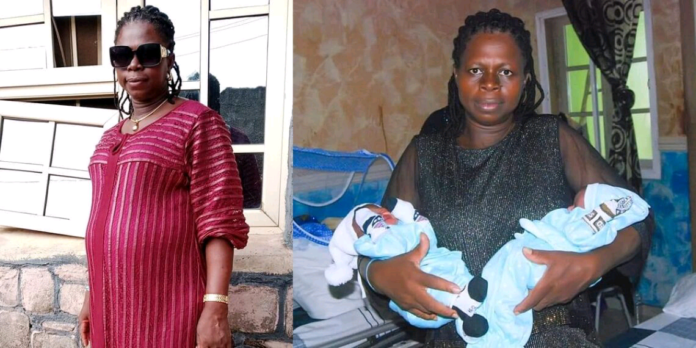 Nigerian woman celebrates as her sister welcomes twins after 22 years of marriage