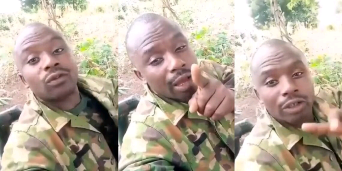 “Which kind n0nsense be that?” — Soldier slams Nigerians mourning Mohbad but have never mourned his colleagues k!lled while protecting the country (video)