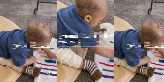 “A born masterpiece” – Reactions as 6-month-old baby easily identifies colors (Video)