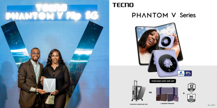 Tiwa Savage Graces TECNO’s Star-Studded Phantom V Flip 5G Launch