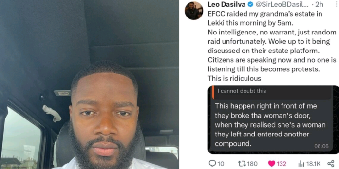 “EFCC raided my grandma’s estate without a warrant” — Reality TV star Leo DaSilva