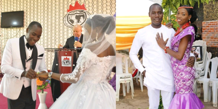“I didn’t even have a foam to sleep on until 5 days after our wedding” – Nigerian man celebrates his wife for marrying him when he had nothing