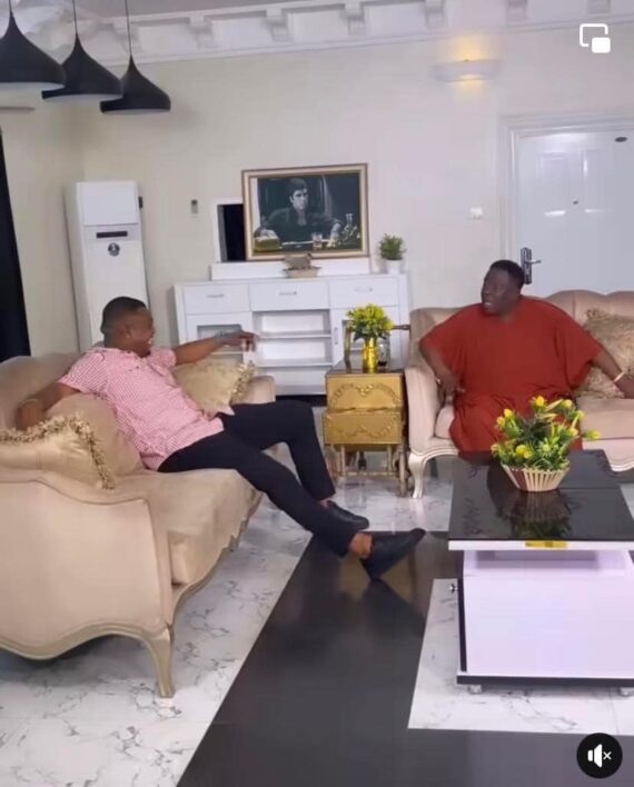 Nollywood Actor Mr. Ibu is out of the hospital and strong on his feet again(Videos, Photos)